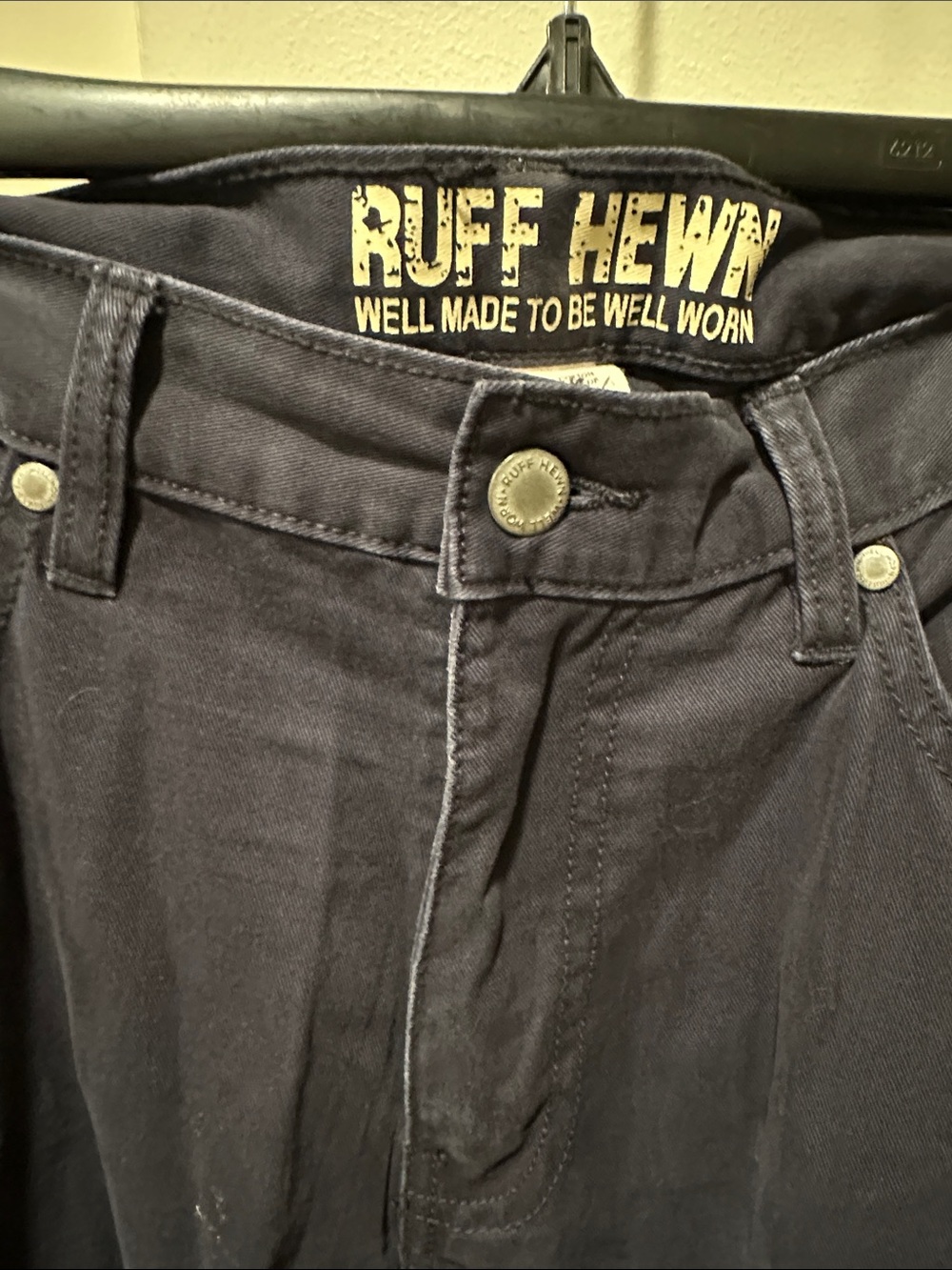Ruff Hewn Navy Blue Straight Jeans